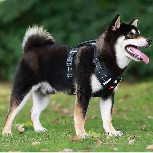 PG-0195  Pet leash vest type puppy chest harness explosion-proof impact reflective dog chest back