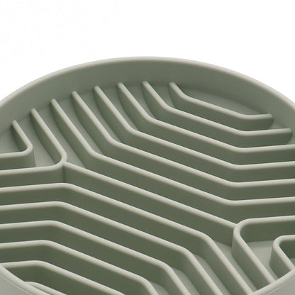 PG-0314 Slow Feeder Dog Bowl: O Slowdown Bowl é uma moderna tigela de quebra-cabeça de silicone e tapete para lamber. Coma devagar, pare de engolir, vá com calma. Pode ser lavado na máquina de lavar louça 