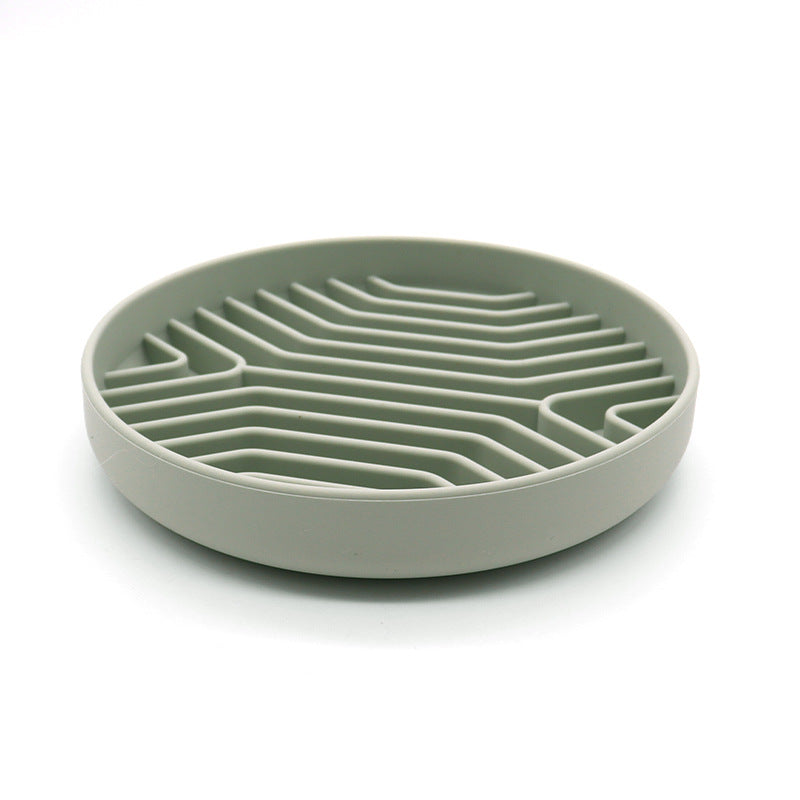 PG-0314   Slow Feeder Dog Bowl: The Slowdown Bowl is A Modern, Silicone Puzzle Bowl & Lick Mat. Slow Eating, Stop Gulping, Take It Easy. Dishwasher Safe