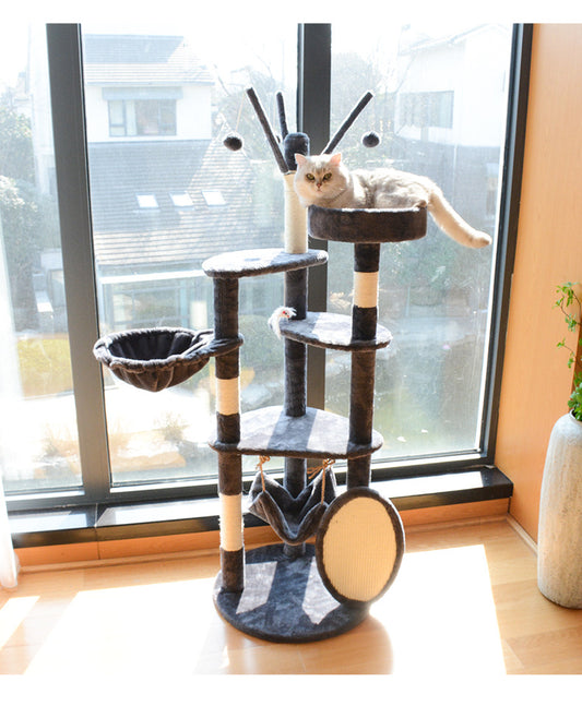 Large cat integrated cat toy sisal cat scratching post cat tree