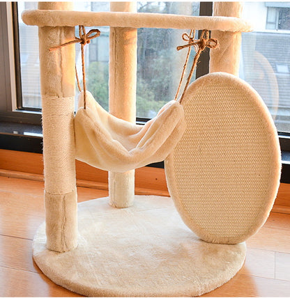 Large cat integrated cat toy sisal cat scratching post cat tree