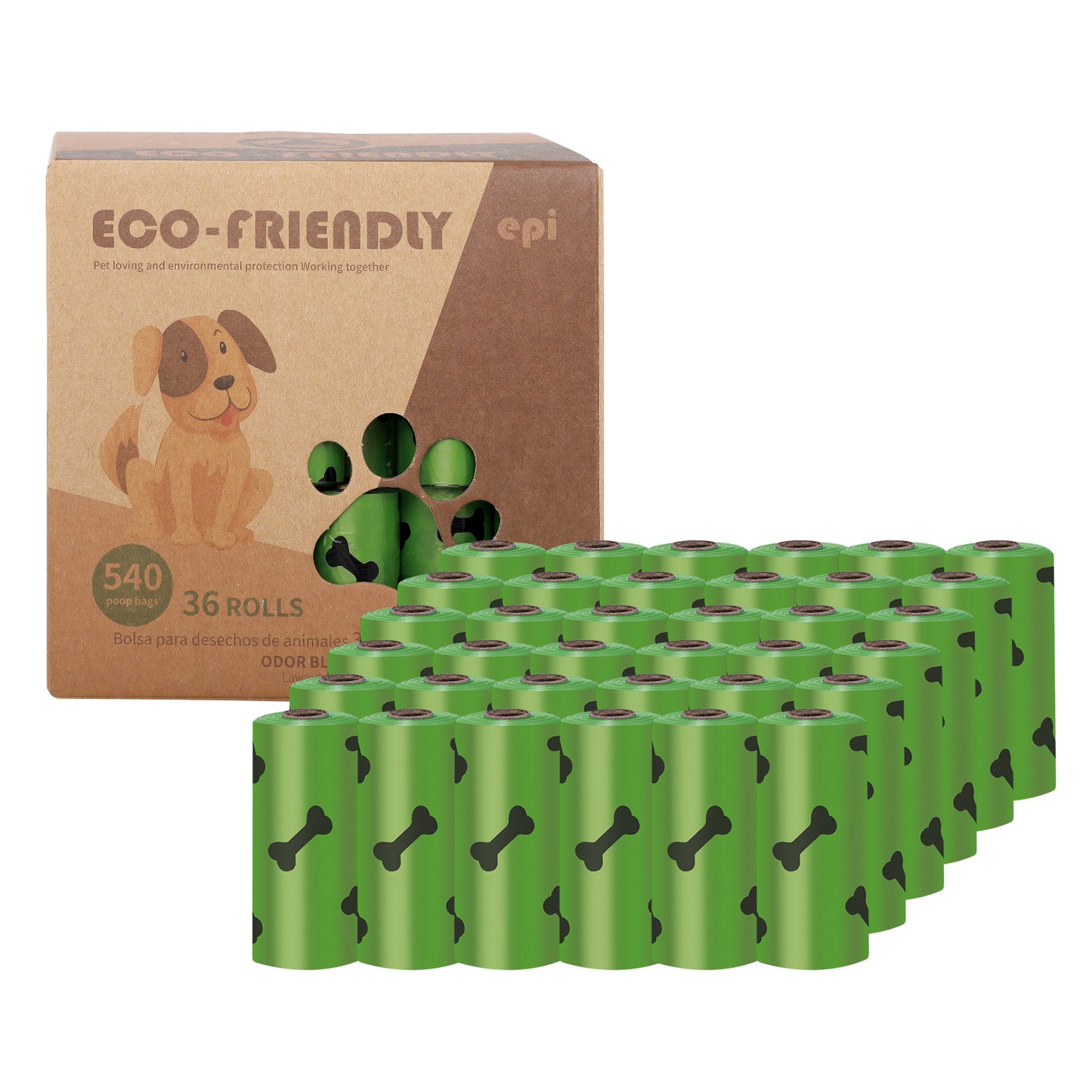 Dog Poop Bags Without  Dispenser