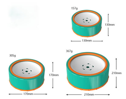 Tigela de água para cães e gatos, sem derramamento, tigela de água para animais de estimação, sem gotejamento, alimentador de água lento, tigela antiderrapante, dispensador de água para animais de estimação 