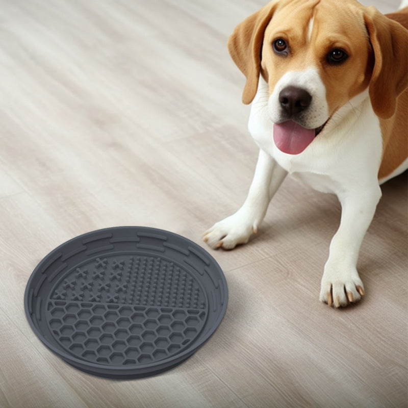 PG-0317   Lick Mat for Dogs and Cats, Licking Mats with Suction Cups for Dog Anxiety Relief, Food Grade Silicone Cat Lick Pad for Boredom Relief, Dog Treat Mat Perfect for Grooming and Slow Feeding