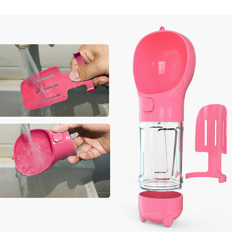 4-in-1 Multifunction Dog Water Bottle