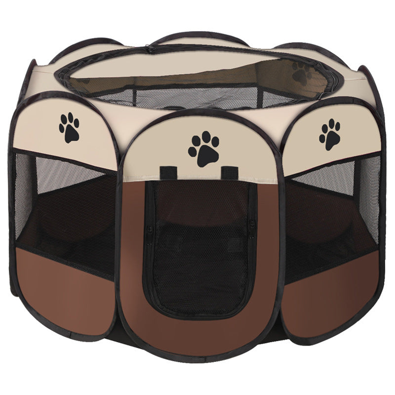 PG-0211  Portable Pet Playpen, Dog Playpen Foldable Pet Exercise Pen Tents Dog Kennel House Playground for Puppy Dog Yorkie Cat Bunny Indoor Outdoor Travel Camping Use