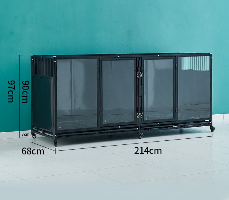 PG-0420   214  Single & Two Rooms Pet store foster cage Pet hospital inpatient cage breeding cage Display cage Multi-layer dog cage Pet store foster cabinet