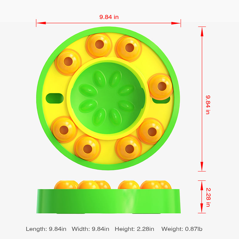 Brinquedo de jogo interativo para alimentação lenta de alimentos 