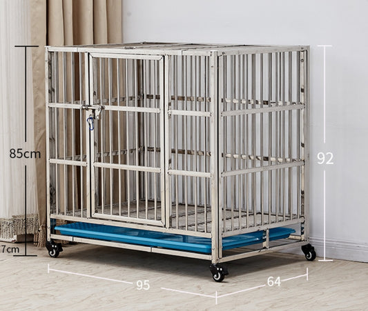 PG-0367   95 Single cage Stainless steel dog cage Mother cage Hospital cage combination cage isolation cage Foster cage Display cage Pet store foster cage