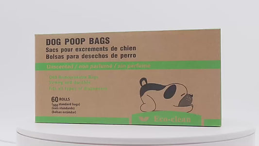 PG-0263 Saco de lixo biodegradável para animais de estimação, saco de cocô de cachorro, saco de cocô de cachorro, saco de toalete, saco de cocô descartável bio 